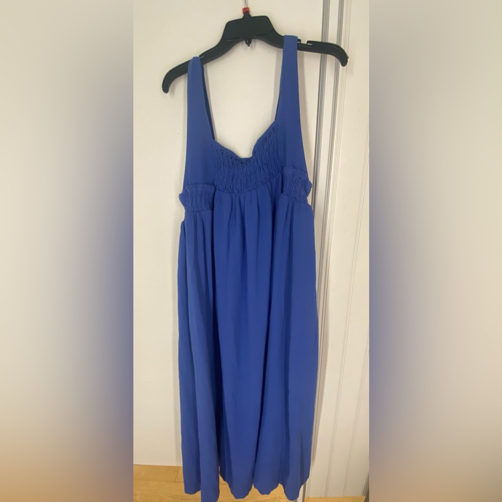 New without tags Free People Maxi dress. Cobalt blue sleeveless dress